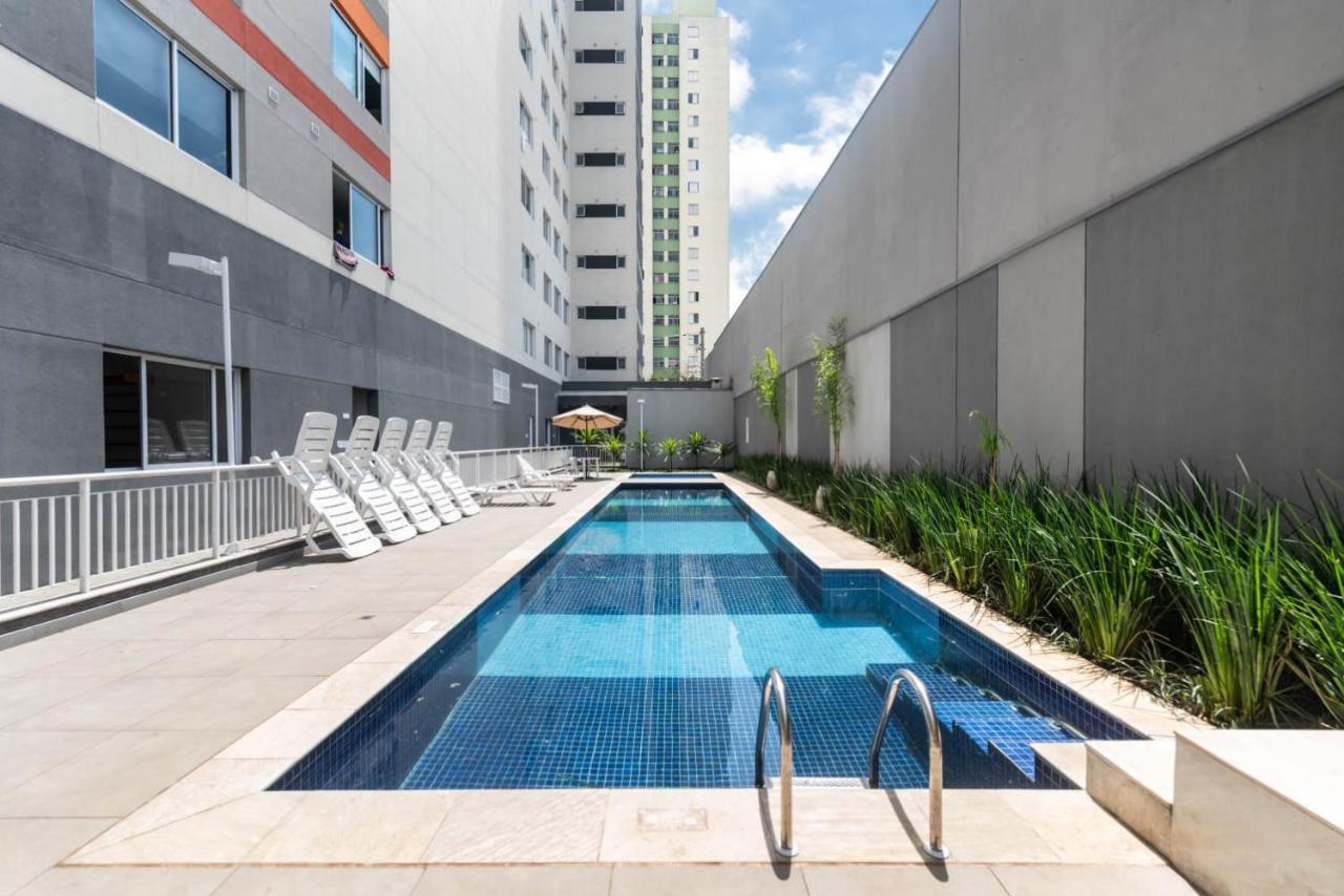 92B Apto Confortavel Prox Ao Bras - Piscina E Academia São Paulo Eksteriør bilde